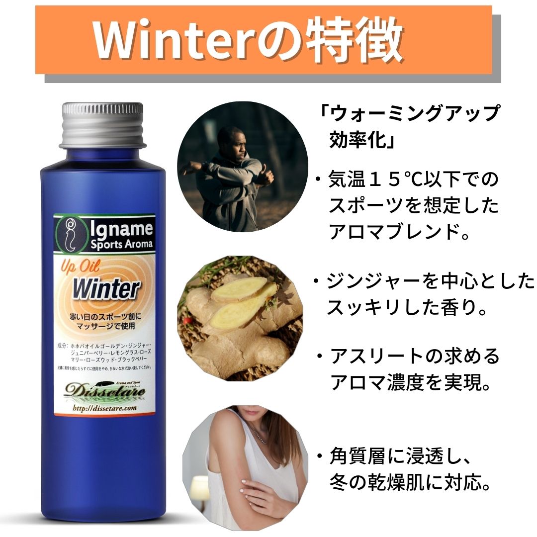 Winter (Up OIL) 寒い日にジンジャーオイルでウォームアップ