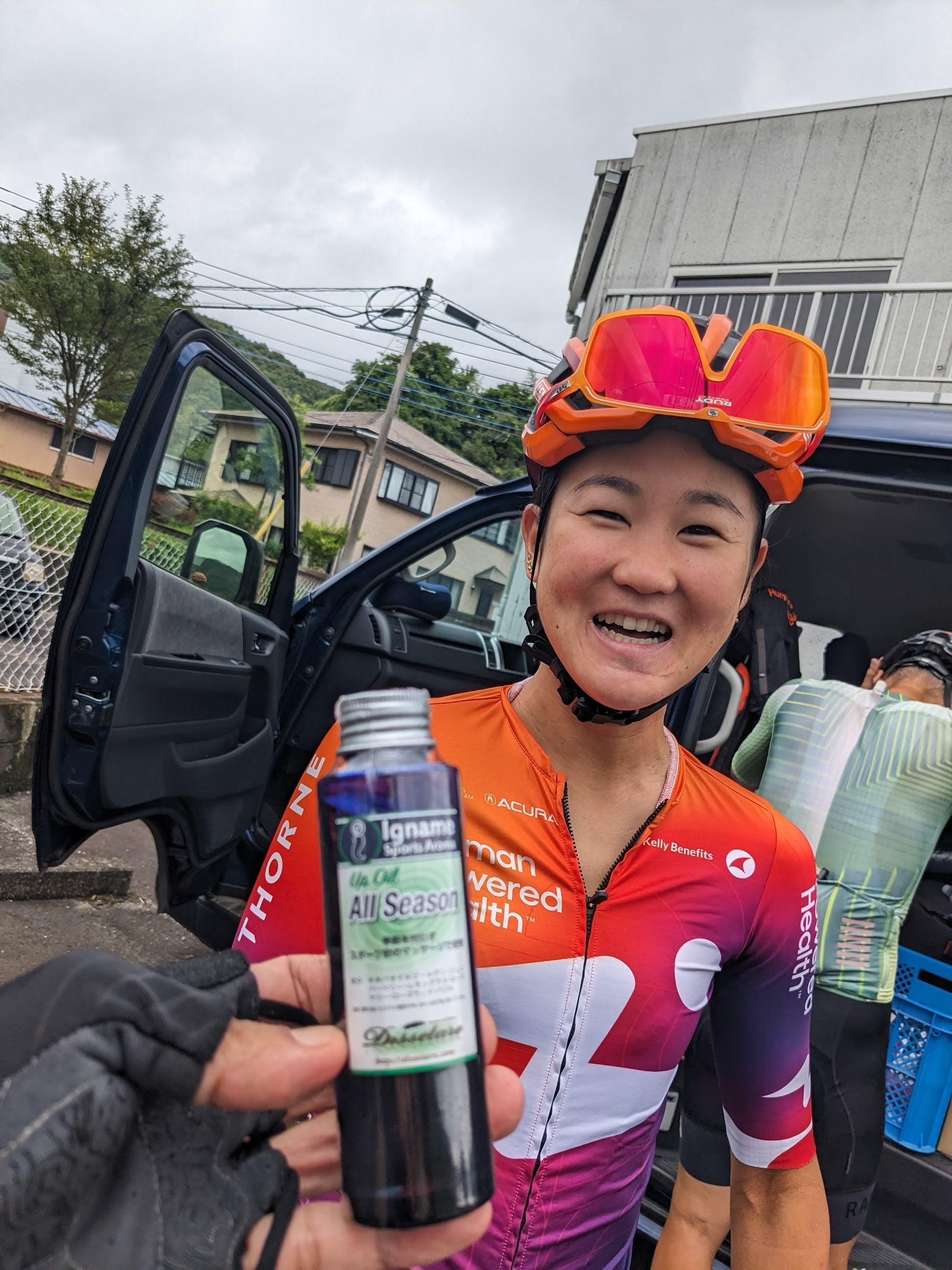 オイルサポートしている與那嶺恵理選手が全日本チャンピオンになりました。