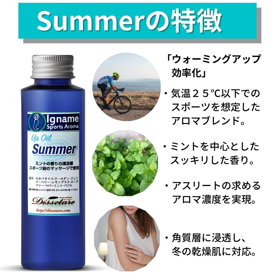 Summer(Up OIL)　暑い日には快適・爽やかなアップオイル